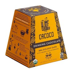 채식 식 코코아 핫코코아 비건 아이스초코 가루 CACOCO 65% 골든 다크 드링킹 초콜릿 (7.05온스) ..., 1 Count (Pack of 1), 355ml