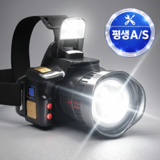 체니모 5-PRO 5세대 헤드랜턴 USB 모션센서 등산용 낚시용, 1개, 다크블랙 1개, 다크블랙