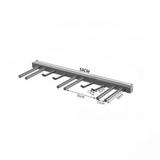 선반 1m 스노우보드 보관 수납장 데크 중형 스키 걸이 50x50x105cm 거치대, 블랙(3쌍 보관 가능) 눈싸움 가능 벽면 펀칭 필요