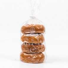 [위밀] 100% 우리밀 통밀베이글 340g 통밀빵 식사빵, 1개