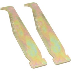 2개 노란 홈 클리너 체인소 가이드 레일 트러프 청소 도구 탄소강 대부분의 체인소용 10x1.5cm 부품 및 액세서리