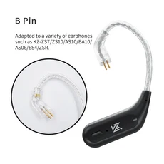 KZ AZ09 HD Bluetooth 무선 업그레이드 케이블 이어폰 ZAR ZS10PROX ZSNPRO EDXPRO 용 충전 케이스가있는, 01 China Mainland, 01 AZ09 B PIN