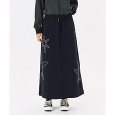 마크곤잘레스 우먼즈 스웨트 롱 스커트 - BLACK Z254WSK530099