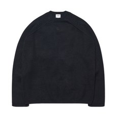 [노매뉴얼] DOUBLE ECHO WOOL KNIT - BLACK