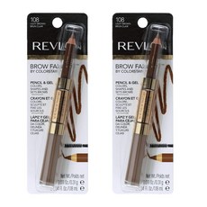 레브론 브로우 판타지 펜슬 0.31g+젤 1.18ml, Light Brown, 2개