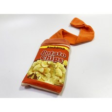 寵物薯片藏食狗玩具(共2色) 嗅聞解憂玩具 狗玩具 寵物玩具, 紅色, 1個