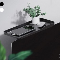 다용도 받침대 거치대 트레이 모니터 선반 셋톱박스 69640pc 1(PC), 블랙