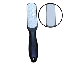 홈펀 발각질제거 올인원케어 발 뒤꿈치 갈라짐 양면 스테인리스, 1개, 1개입, 55g