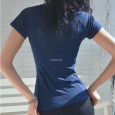 여성 반팔 요가복 필라테스복 헬스 슬림핏 운동복 티셔츠