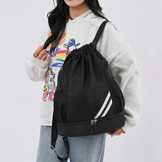 미닛데이 스포츠 백팩 축구공 헬스 남녀공용 농구 가방, 블랙, 1개