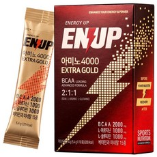 엔업 아미노4000 엑스트라 골드 BCAA 에너지보충제 복합아미노산, 54g, 1개