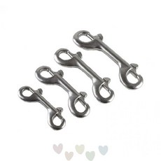 양방향 연결고리 4p 등산 캠핑 가방 연결 장비 고정 클립 메탈 야외용 안전