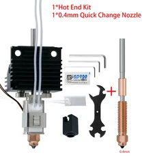 크리에이티 K1 Max용 신형 핫엔드 키트 퀵 스왑 노즐 세라믹 히팅 블록 서미스터 3D 프린터 부품, 08 Hot End Kit 2