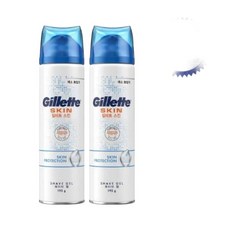 질레트 스킨텍 저자극 쉐이빙젤 195g 2개