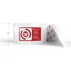 [ UP] 4"x72" 투명 자동차 페인트 보호 필름 - MTB 자전거 프레임 범퍼 헤드라이트용 6마일 TPU 프로텍터 랩 비노란색 자외선 차단 자가 치유 소수성, 4 by 72 Inches, clear