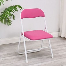 야외 낮은 접이식의자 휴대용 간이 보조의자 행사용 의자, 1인용, 핑크 가죽 35cm