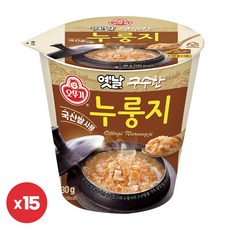 오뚜기 옛날 구수한 누룽지, 30g, 15개