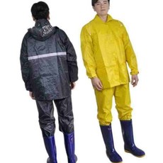 보급형 우의 상하 남색 3XL 비옷 방수복 보호의 남성골프우의 바이크우비