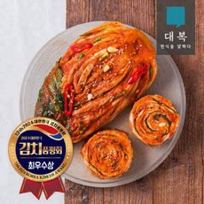 대복 포기김치 3kg (김치품평회 최우수상 농식품부장관 수상), 1개