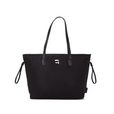 칼 라거펠트 아이콘 드로스트링 토트 백