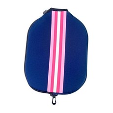 GHSHOP 피클볼 패들 커버 전용 라켓 케이스 보호대 선물 휴대용 파우치 지퍼 잠금 네오프렌 슬리브 운동 여성 남성용, 28cmx20cm, 블루 핑크, 1개
