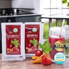 프레시가든 싱싱한 착즙 해독주스 ABC쥬스, 100ml, 80개