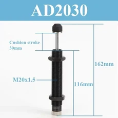 조절식 완충기 유압 오일 압력 버퍼 AD1410 AD2016 AD2020 AD, 06 AD2030, 1개