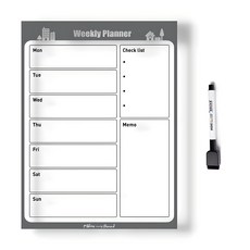 Memorang Boardrang 無痕蜘蛛便條板 週計畫表 透明, PET