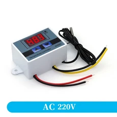 15Pcs 220VAC 디지털 LED 온도 컨트롤러 XH-W3001 인큐베이터 냉각 가열 스위치 조절기 NTC 센서, 06 1Pcs AC-220V