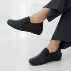 제이슈 천연소가죽 멜르 컴포트화 슬립온 4.5cm