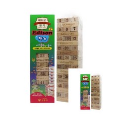 원목 블럭 쌓기 숫자표기 1개입 원목교구 유치원, 1개