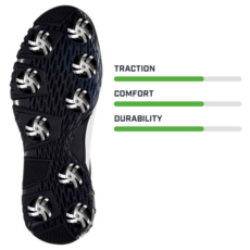 Softspikes 高爾夫球鞋釘，提升抓地力與舒適度，耐用結構適用各種地形, Softspikes TORNADO 快轉鞋釘, 18個