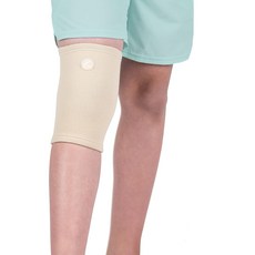 KARM 무릎 보호대 슬리브 청소년 압박 스포츠 축구 농구 체조 소년 및 소녀 지원 베, One Size, Light Pink