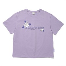 [트렉스타] *초특가 * 내구성 밑단 스트링 조절 세미 오버핏 반팔 라운드 티셔츠 블룸플라워 VM-TS16752