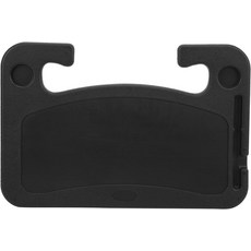 POCREATION 자동차 스티어링 휠 책상 휴대용 여행용 작업 테이블 노트북 태블릿 홀더 트레이 검은색 ABS 소재 16.5 x 11.0 인치