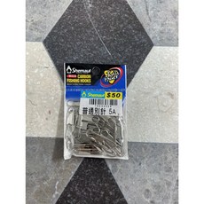 太平洋POKEE大田白鯨士貿釣魚別針組，A型B型安全別針，海釣溪釣池釣蝦適用, 1個, 5A