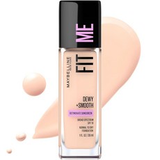 Maybelline New York Fit Me Dewy + Smooth Foundation 330 Toffee 1 Fl.Oz (1팩) (포장은 다를 수 있음), Maybelline New York Fit Me Dew