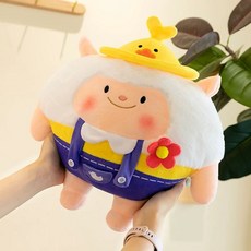 킹받는 생선 물고기 인형 대형 수면 쿠션 애착인형, 1개, I. 양 35cm