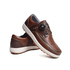 골프화 편한 헬스 다이얼 남성 운동화 신발 소가죽