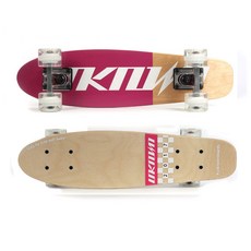 UNKNOWN 우드 크루져보드 + 스케이트보드 정비툴 세트, 보드(퍼플투톤), 정비툴(랜덤발송), 1개