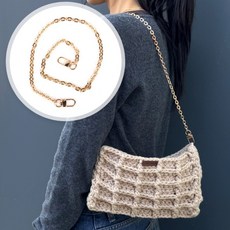 숄더백 핸드백 가방줄 부자재 체인 스트랩 골드 60cm