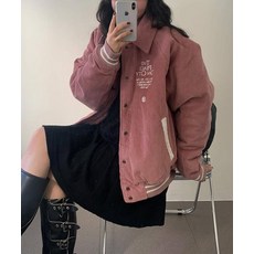 URBANDTYPE (패딩or논패딩 선택) 코듀로이 래글런 자켓_핑크UBDFJP001PKUBDWHJ001PK