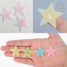 쏘굿픽 생일장식용품 미니 야광별 80개입, 핑크