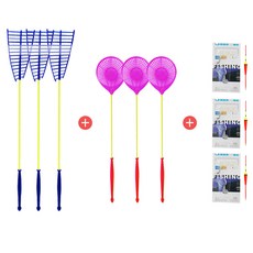 견지낚시대 3개+빙어바늘 3개+얼음뜰채 3인세트 빙어낚시 (견지대 3개, 1개