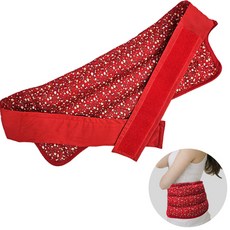 그린라이프 허브 허리복부 찜질팩 알뜰형 냉온찜질팩, 1. 레드잔꽃