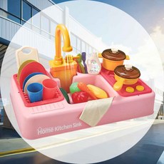 주방놀이 홈키친 싱크대 9378694 소근육발달 소꿉놀이 집콕놀이 정서발달 사회성발달 창의력활동