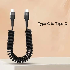쿠쿠스토어 샤오미 레드미 OPPO VIVO 수철 차량 고속 충전 케이블 B C 타입에서 데이터 코드 화웨이 아너 L, 1개, 01 1미터