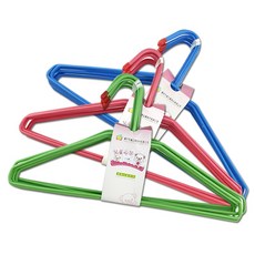 兒童衣架(10入) 耐用穩固兒童曬衣架 晾衣吊衣架, 深紫,缺色時，顏色隨機出貨, 1個