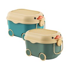 벨리안 장난감 보관함, 블루+그린, M