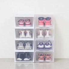 아이리스 슈케이스 대형 2입 - 클리어 373557, 화이트